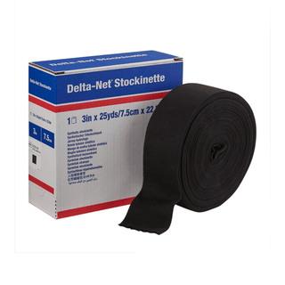 STOCKINETTE, CAST DELTA-NET TUBULAR BLK 3" (2RL/CS) | Quantity - 1x RL