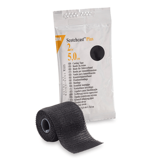 TAPE, CAST SCOTCHCAST 2"X4YDS BLK (10RL/BX) | Quantity - 1x CS