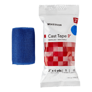 TAPE, CAST BLU LF 3"X4YDS (10RL/BX) | Quantity - 1x BX