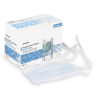 MASK, SURG TIES ASTM1 (50/BX 6BX/CS) | Quantity - 1x CS
