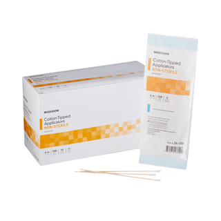 APPLICATOR, COTTON TIP N/S 6" (100/BG 10BG/BX 10BX/CS | Quantity - 1x CS
