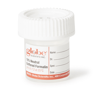 CONTAINER, FORMALIN 10% 1/2 FILL 20ML (24/CT 4CT/CS) | Quantity - 1x CT