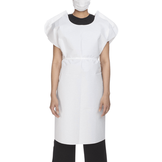 GOWN, EXAM T/P/T ECON WHT 30X42 (50/CS) | Quantity - 1x EA