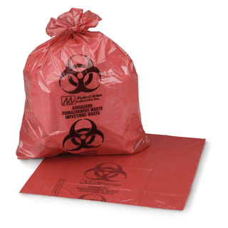 BAG, BIOHAZ HD SL RED 40X46 40-45GL 1.25MIL (150/CS) | Quantity - 1x CS