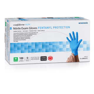 GLOVE, EXAM NTRL P/F MED N/S CHEMO 6.8C (100BX 10BX/CS) | Quantity - 1x CS