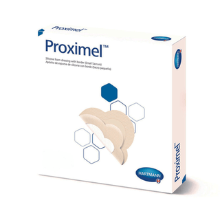 DRESSING, WND PROXIMEL SIL FM W/BRDR 3"X3" (10/BX 6BX/CS) | Quantity - 1x CS