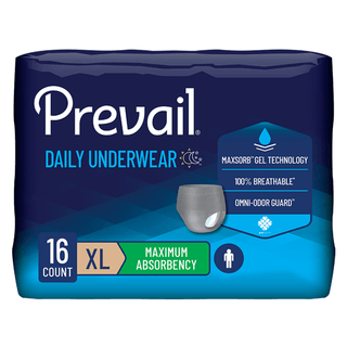 UNDERWEAR, MENS MAX ABSRB XLG 48"-64" (16/BG 4BG/CS) | Quantity - 1x CS