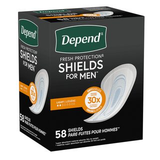 PAD, DEPEND SHIELDS MEN REG (58/PK 3PK/CS) | Quantity - 1x CS