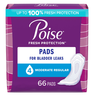 PAD, INCONT POISE MODERATE (66/PK 2PK/CS) | Quantity - 1x PK