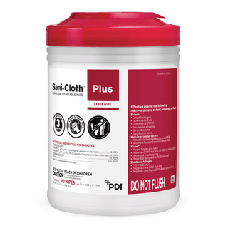 WIPE, SANICLOTH PLUS GERMICIDELG (160/BX 12BX/CS) | Quantity - 1x CS