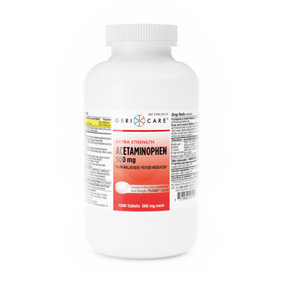 ACETAMINOPHEN GELCAP 500MG 100/BT 12BT/CS | Quantity - 1x BT