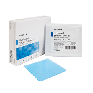 DRESSING, HYDROGEL SHEET STR LF 4X4 (10/BX 4BX/CS) | Quantity - 1x CS