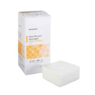 SPONGE, N/WOVN 4"X4" N/S (200/PK) | Quantity - 1x CS