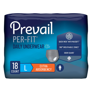 UNDERWEAR, PREVAIL PER-FIT MEN44"-58" LG (18/BG 4BG/CS) | Quantity - 1x CS