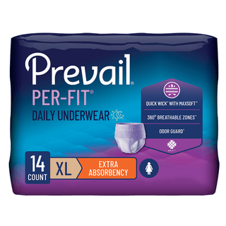 UNDERWEAR, PREVAIL PER-FIT WOMEN 58"-68" XLG (14/BG 4BG/CS) | Quantity - 1x BG