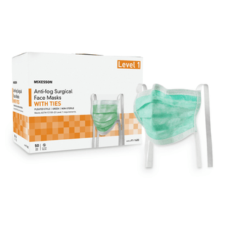 MASK, SURG TIES ASTM1 ANTIFOG (50/BX 6BX/CS) | Quantity - 1x CS