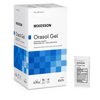 ORASOL, GEL 20% BENZOL 0.9GM (75/BX) | Quantity - 1x CS