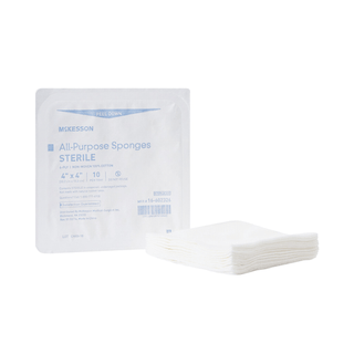 SPONGE, N/WOVN 4PLY 4"X4" STR 2'S (25PK/BX) | Quantity - 1x CS