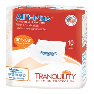 UNDERPAD, INCONT TRANQUILITY AIR + 30X36" (10/BG 4BG/C | Quantity - 1x BG