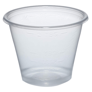 CUP, MEDICINE PLAS GRAD 1OZ (100/BG) MEDACT | Quantity - 1x CS