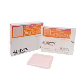 DRESSING, ALLEVYN GENTLE BRDR 5"X5" (10/BX 4BX/CS) | Quantity - 1x BX