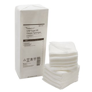 SPONGE, GAUZE 12PLY 4"X4" (200/BG) | Quantity - 1x CS