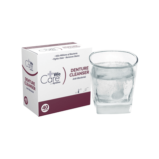 CLEANSER, DENTURE ANTIBACTERIAL TABS (40/BX 24BX/C | Quantity - 1x CS