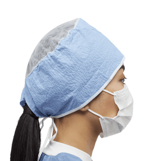 CAP, SURGEON LF UNIV BLU (100/BX 6BX/CS) | Quantity - 1x CS