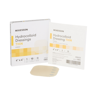 DRESSING, HYDROCOLLOID THIN STR 4"X4" (10/BX 20BX/ | Quantity - 1x BX