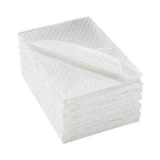 TOWEL, PRO 2PLY/POLY DIA EMB WHT 13X18 (500/CS) | Quantity - 1x CS
