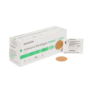 BANDAGE, ADHSV SHR SPOT 1" (100/BX 24BX/CS) | Quantity - 1x BX