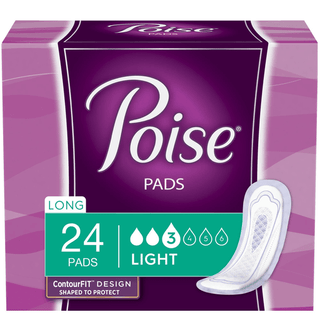 PAD, POISE LIGHT LONG (24/PK 4PK/CS) | Quantity - 1x CS