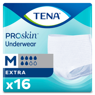 UNDERWEAR, TENA EXTRA PROTECTIVE MED (16/BG 4 BG/CS) | Quantity - 1x CS
