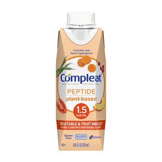 COMPLEAT PEPTIDE, 1.5 CAL 1.5 VEG &FRUIT MEDLEY 24X250ML CT | Quantity - 1x CS