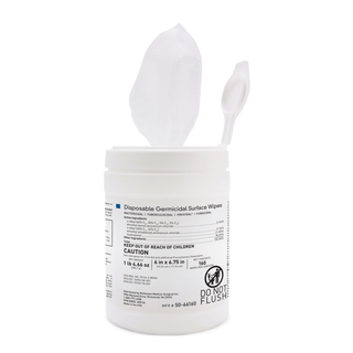 WIPE, GERMICIDE LG 6"X6.75" (160/BX 12BX/CS) | Quantity - 1x BX