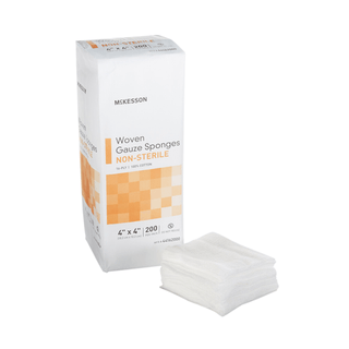SPONGE, GAUZE 16PLY N/S 4"X4" (200/PK 10PK/CS) | Quantity - 1x PK