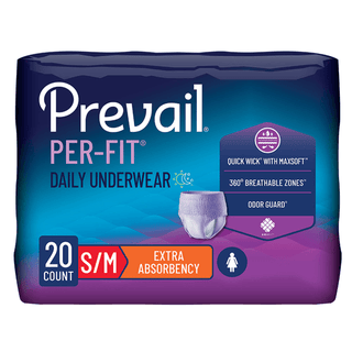 UNDERWEAR, PREVAIL PER-FIT WOMEN 34"-36" MED (20/BG 4BG/CS) | Quantity - 1x BG