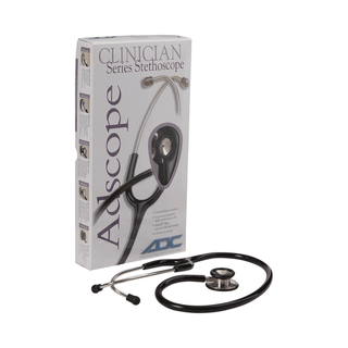 STETHOSCOPE, NURSES S/STL BLK ADLT | Quantity - 1x EA