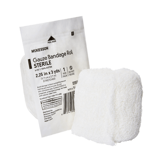 BANDAGE ROLL, GAUZE FLUFF STR 2.25"X3YDS (96RL/CS) | Quantity - 1x CS