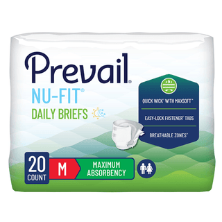 BRIEF, PREVAIL NUFIT MAX ABSRBADLT MED (20/BG 4BG/CS) | Quantity - 1x CS