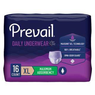 UNDERWEAR, PREVAIL WOMEN 48"-64" XLG (16/BG 4BG/CS) | Quantity - 1x CS