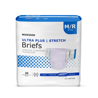 BRIEF, TAB CLSR ULTRA PLUS MED/LG 32-54 (20/BG 4BG/CS) | Quantity - 1x BG