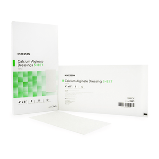 DRESSING, CALCIUM ALGINATE SHEET 4"X8" (5/BX 10BX/CS) | Quantity - 1x CS