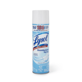 DISINFECTANT, LYSOL SPRAY CRISP LINEN SCENT 19OZ (12CS) | Quantity - 1x CS