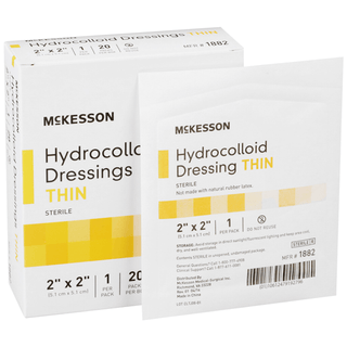 DRESSING, HYDROCOLLOID FILM-BCK STR 2X2"(20/BX 20B | Quantity - 1x EA