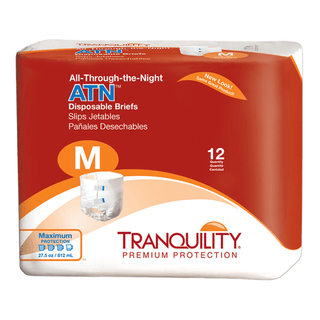 BRIEF, ALL-THRU-NITE ADLT MED (12/BG) | Quantity - 1x BG