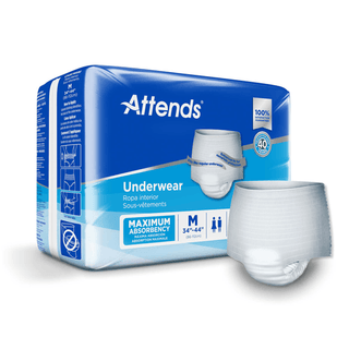 UNDERWEAR, ATTENDS MAX ABSRB MED (20BG 4BG/CS) | Quantity - 1x CS