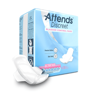 PAD, BLADDER CNTRL ATTENDS DISCREET ULTRATHIN (20/BG 24BG/CS | Quantity - 1x CS