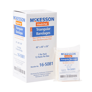 BANDAGE, TRIANGULAR LF 40"X40"X56" (12/BX 6BX/CS) | Quantity - 1x BX