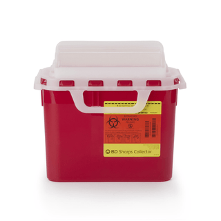 CONTAINER, SHARPS RED 5.4QT (12/CS) | Quantity - 1x CS